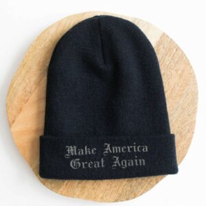 Dark Gothic MAGA Beanie Hats