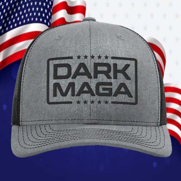 Dark MAGA V2 Trucker Hat usa1