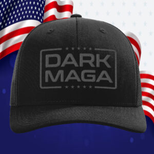 Dark MAGA V2 Trucker Hat usa3