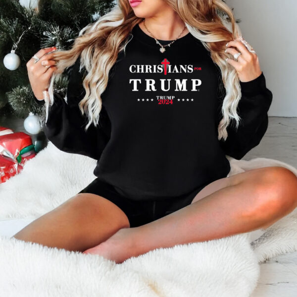 Donald J Trump Shirt, Christians for Trump 2024 T-shirt1