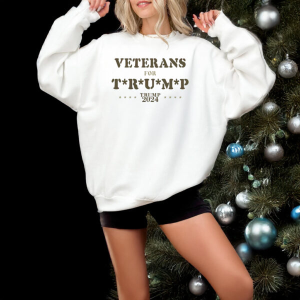 Donald J Trump Shirt, Veterans for Trump Tee3