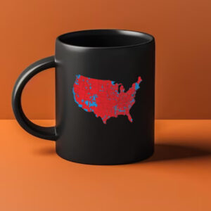 Donald Trump 2024 Election Results Map Mug1