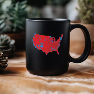 Donald Trump 2024 Election Results Map Mug2