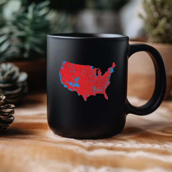 Donald Trump 2024 Election Results Map Mug2