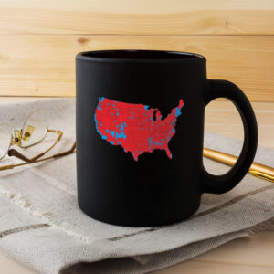 Donald Trump 2024 Election Results Map Mug3