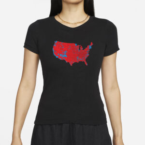 Donald Trump 2024 Election Results Map T-Shirt