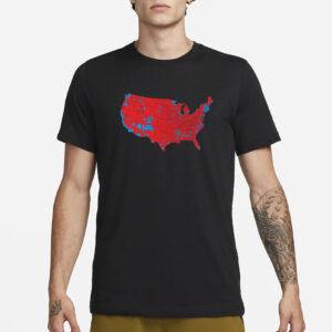 Donald Trump 2024 Election Results Map T-Shirt3