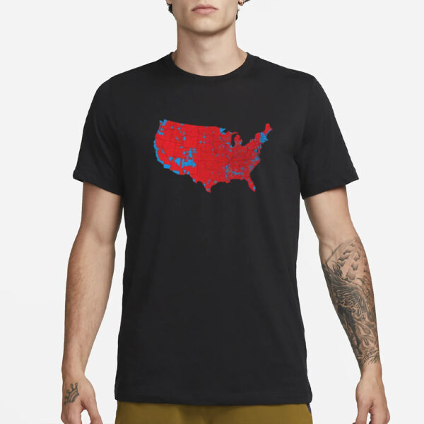 Donald Trump 2024 Election Results Map T-Shirt3