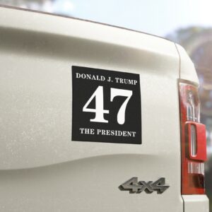 Donald Trump 47 The President Car Magnets, Stickers US