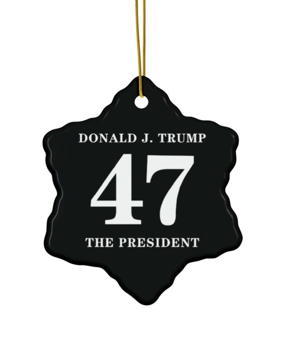 Donald Trump 47 The President Ornament