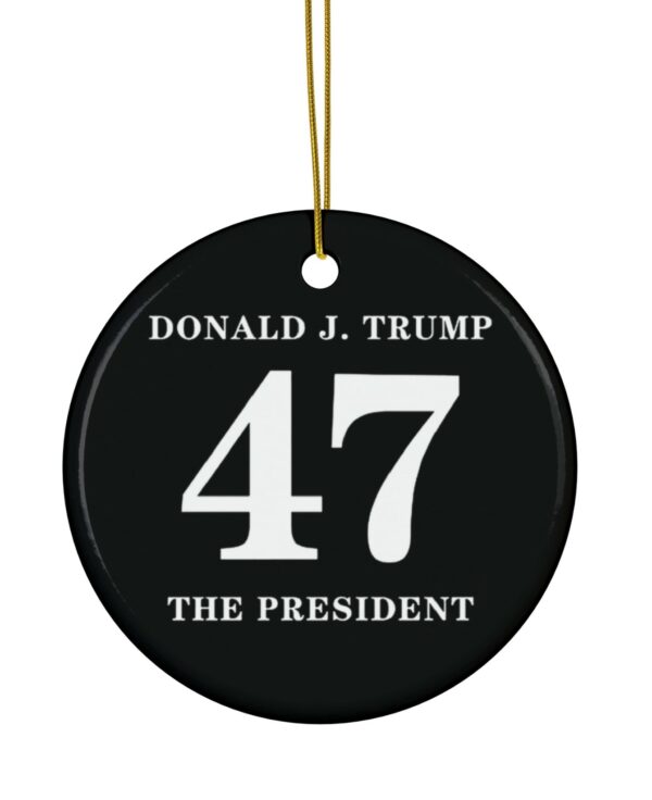 Donald Trump 47 The President Ornament USA