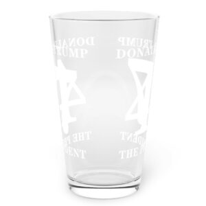 Donald Trump 47 The President Pint Glass