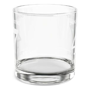 Donald Trump 47 The President Rocks Glass