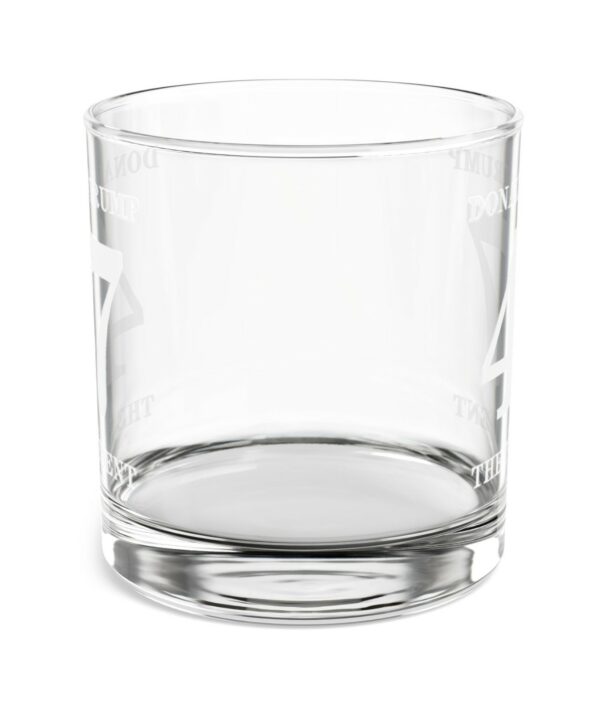 Donald Trump 47 The President Rocks Glass