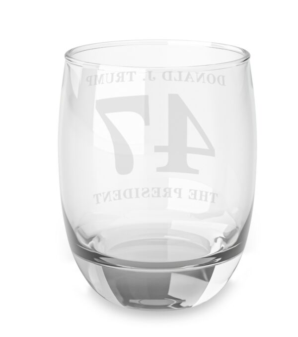 Donald Trump 47 The President Whiskey Glasss