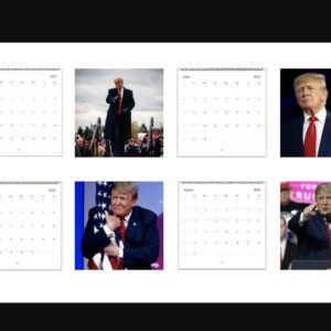 Donald Trump Calendar - 2025 Wall Calendar US