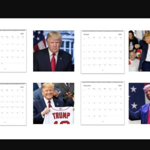 Donald Trump Calendar - 2025 Wall Calendar US