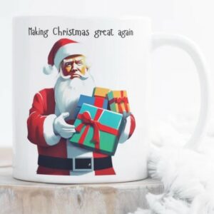 Donald Trump Christmas Mug, Making Christmas Great Again Mug