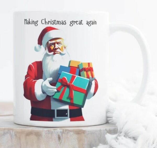 Donald Trump Christmas Mug, Making Christmas Great Again Mug