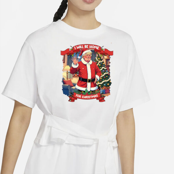 Donald Trump Shirts, Holiday Homecoming Santa T-Shirt1