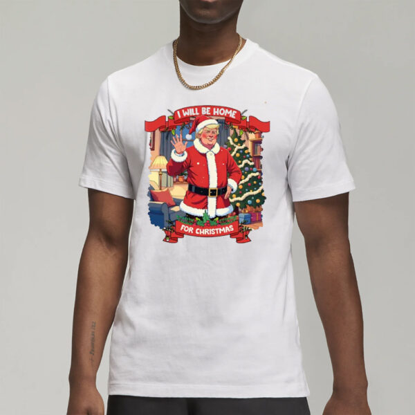 Donald Trump Shirts, Holiday Homecoming Santa T-Shirt2