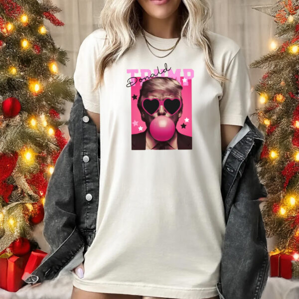 Donald Trump Sweatshirt, Trump Pink Sun Glasses, Trump Bubble Gum Tshirt, hoodie1