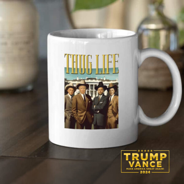 Donald Trump Thug Life Mug, Trump Mug