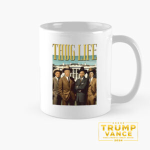 Donald Trump Thug Life Mug, Trump Mug1