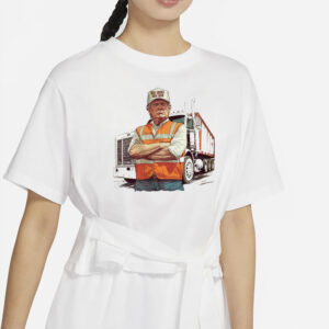 Donald Trump with garbage Truck Shirts1