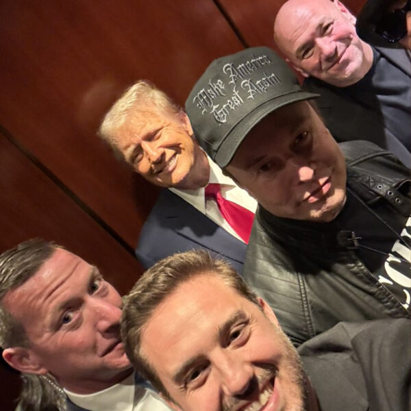 Elon Musk in his Dark Gothic MAGA hat