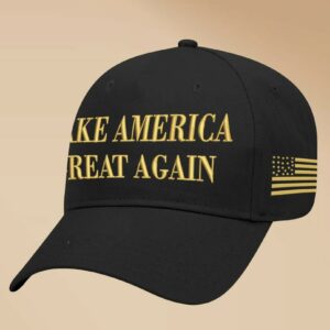 Embroidered Gold MAGA Hat