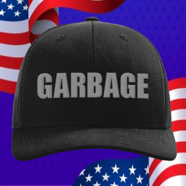 Garbage Dark MAGA Trucker Hat usa