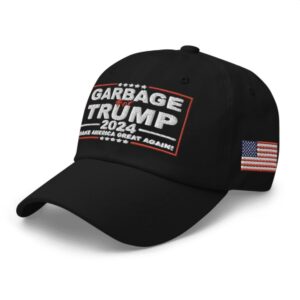 Garbage For Trump 2024 Hat Caps