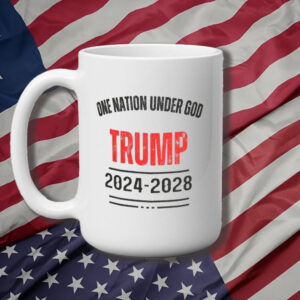 Gold One Nation Under God Mug3