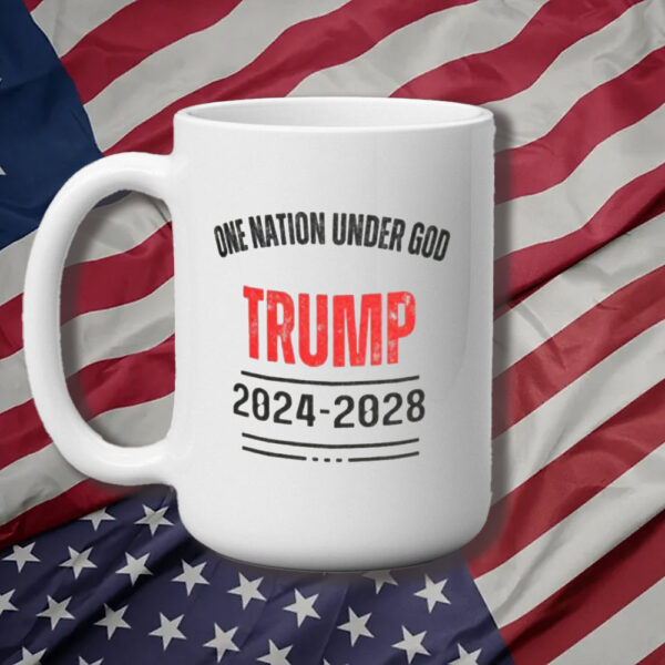 Gold One Nation Under God Mug3