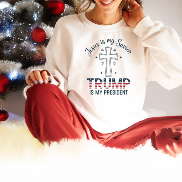 Jesus is My Savior Trump is My President Shirt, Catholic Trump Shirts