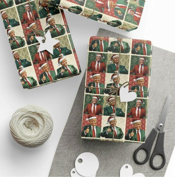 Jolly Trump Christmas Wrapping Paper