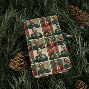 Jolly Trump Christmas Wrapping Paper US