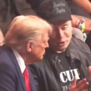 Kid Rock at UFC 309 Dark Gothic MAGA hat Pro