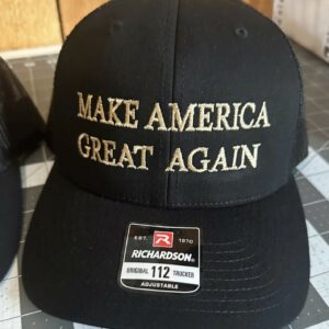 MAGA All black and Gold Hat