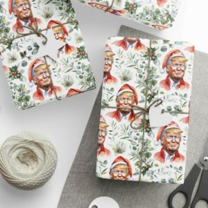 MAGA, Christmas Wrapping Papers, Donald Trump Gift Wrap uSA