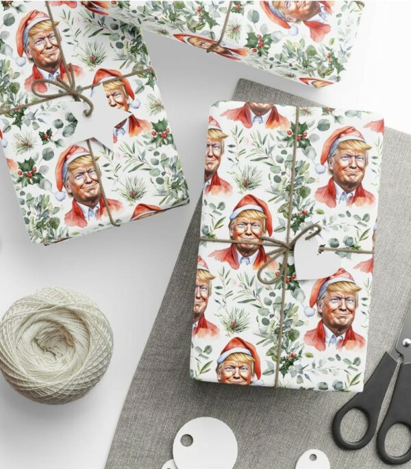 MAGA, Christmas Wrapping Papers, Donald Trump Gift Wrap uSA