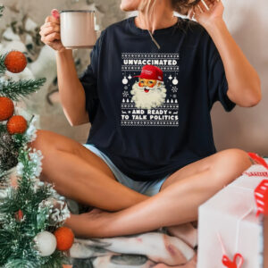 MAGA Santa sweater, Trump Christmas sweatshirt, political Xmas shirts