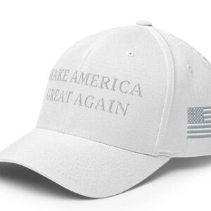 MAGA White on White Hat