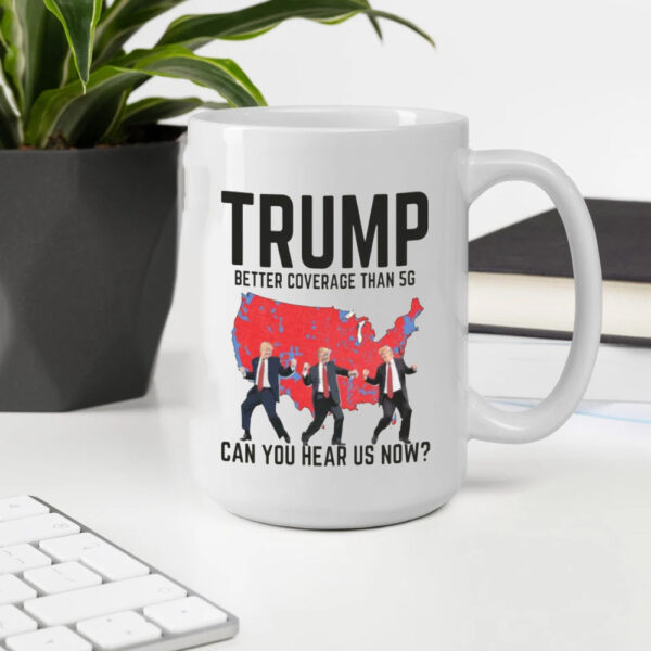 Maga Dancing Trump Mug, 5G Map Election Map Mug