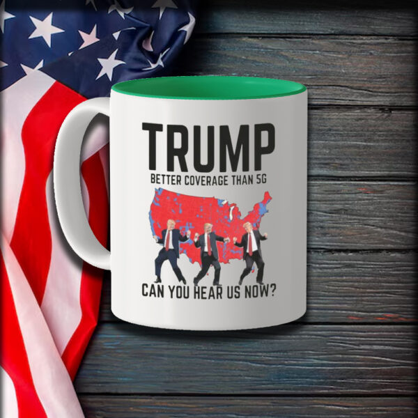 Maga Dancing Trump Mug, 5G Map Election Map Mug1