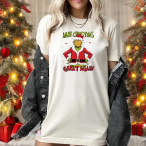 Make Christmas Great Again 2024 Shirt, Merry Grinchmas Shirts1