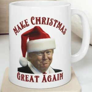 Make Christmas Great Again Funny Trump 2024 Mugs