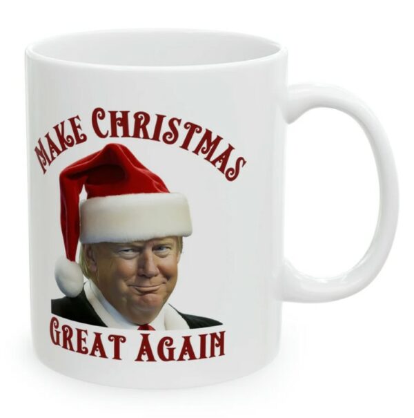 Make Christmas Great Again Funny Trump 2024 Mugs3