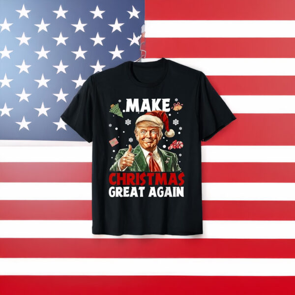 Make Christmas Great Again Santa T-Shirt US